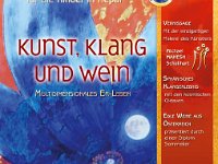 Kunst Klang Wein Plakat 3